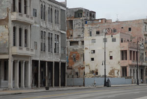 La Habana, Häuserblock am Malecón